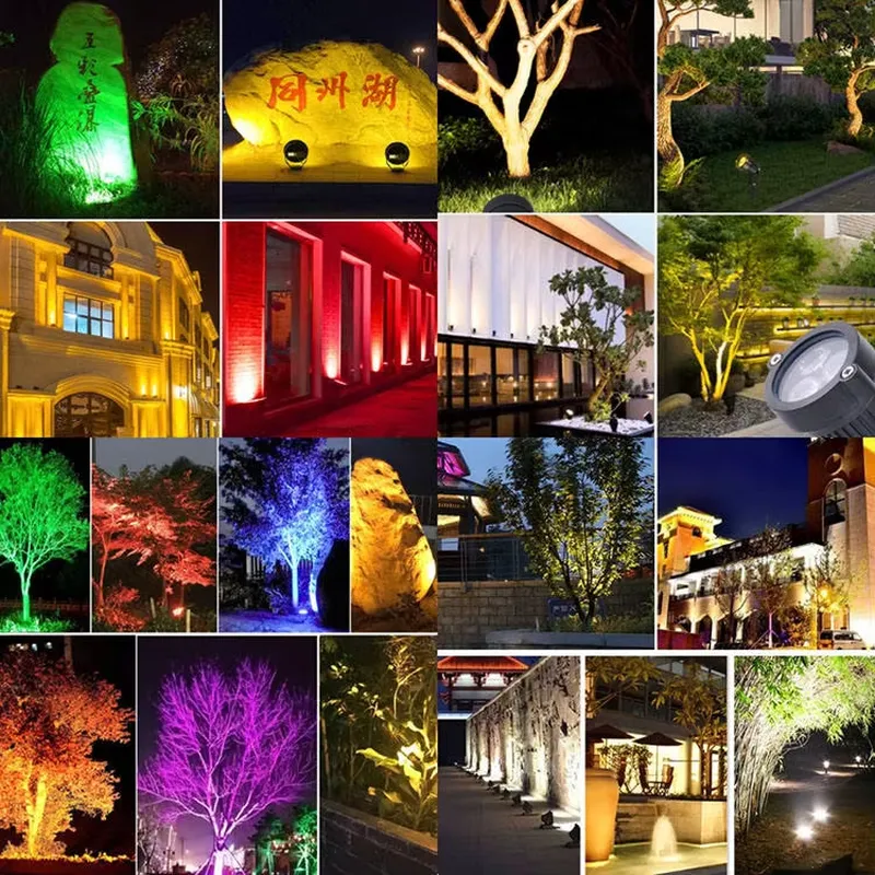 Lampe LED à piquet 12W IP65 po - Outdoor Spotlight avis et prix