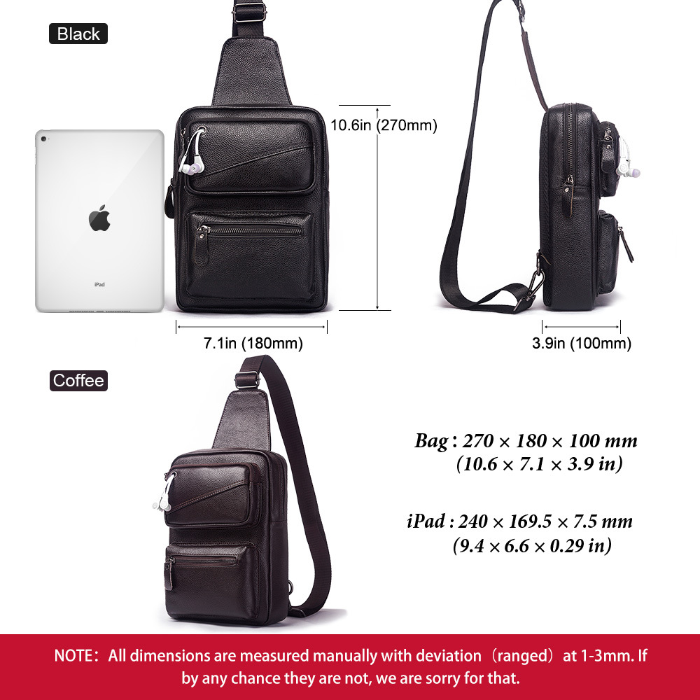 Sac de poitrine en cuir vérita - Outdoor Sport Backpack avis et prix