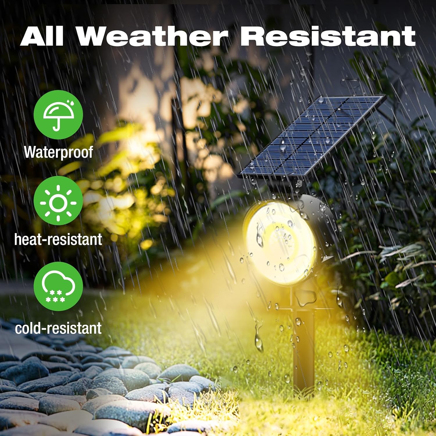 Projecteurs solaires d'extérie - Outdoor Spotlight avis et prix